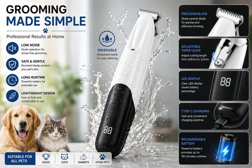 Dog clippers low - dog, noise,