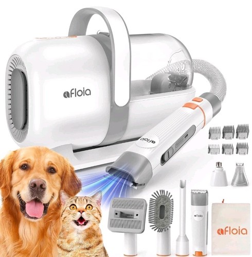 Pet grooming kit with - pet, vacuum