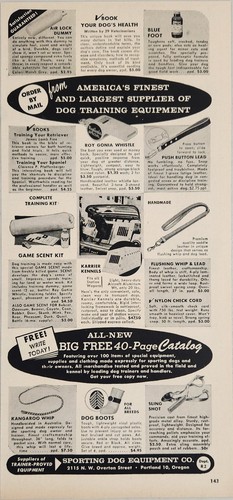 1958 print sporting dog - sporting,